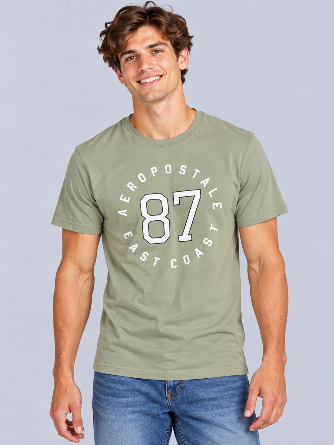 Camiseta Para Hombre Aero Level 1 Graphic Tees Surf Spray 6170