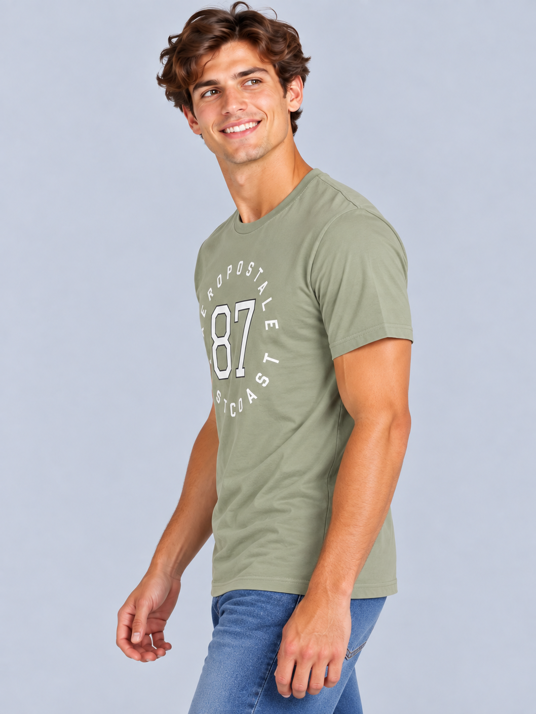 Camiseta Para Hombre Aero Level 1 Graphic Tees Surf Spray 6170