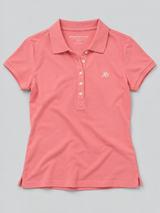 Camiseta Polo Para Mujer Aero Solid Polo Pink sunset neon 4164