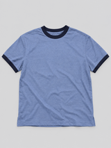 Camiseta Para Hombre Aero Bc Ss Knits Bijou Blue Relaxed 1597