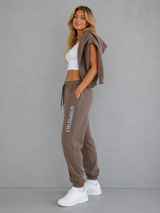 Jogger Para Mujer Aero Girls Knit Pants Hot Chocolate 3575