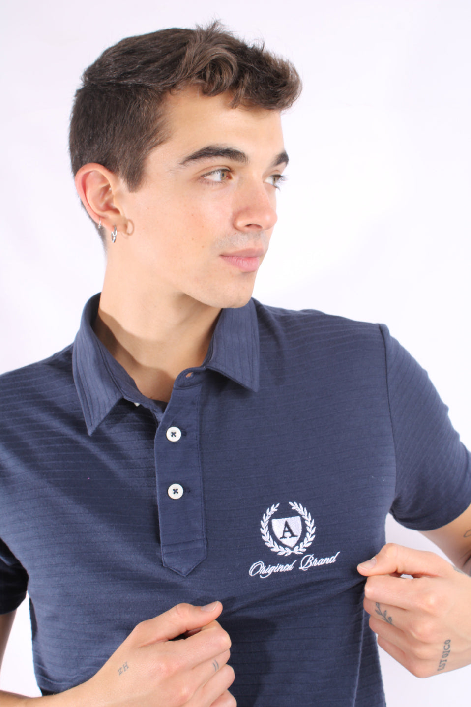 Camiseta Polo Para Hombre Aero Guys Ss Novelty Polo Ocean Deep 9433