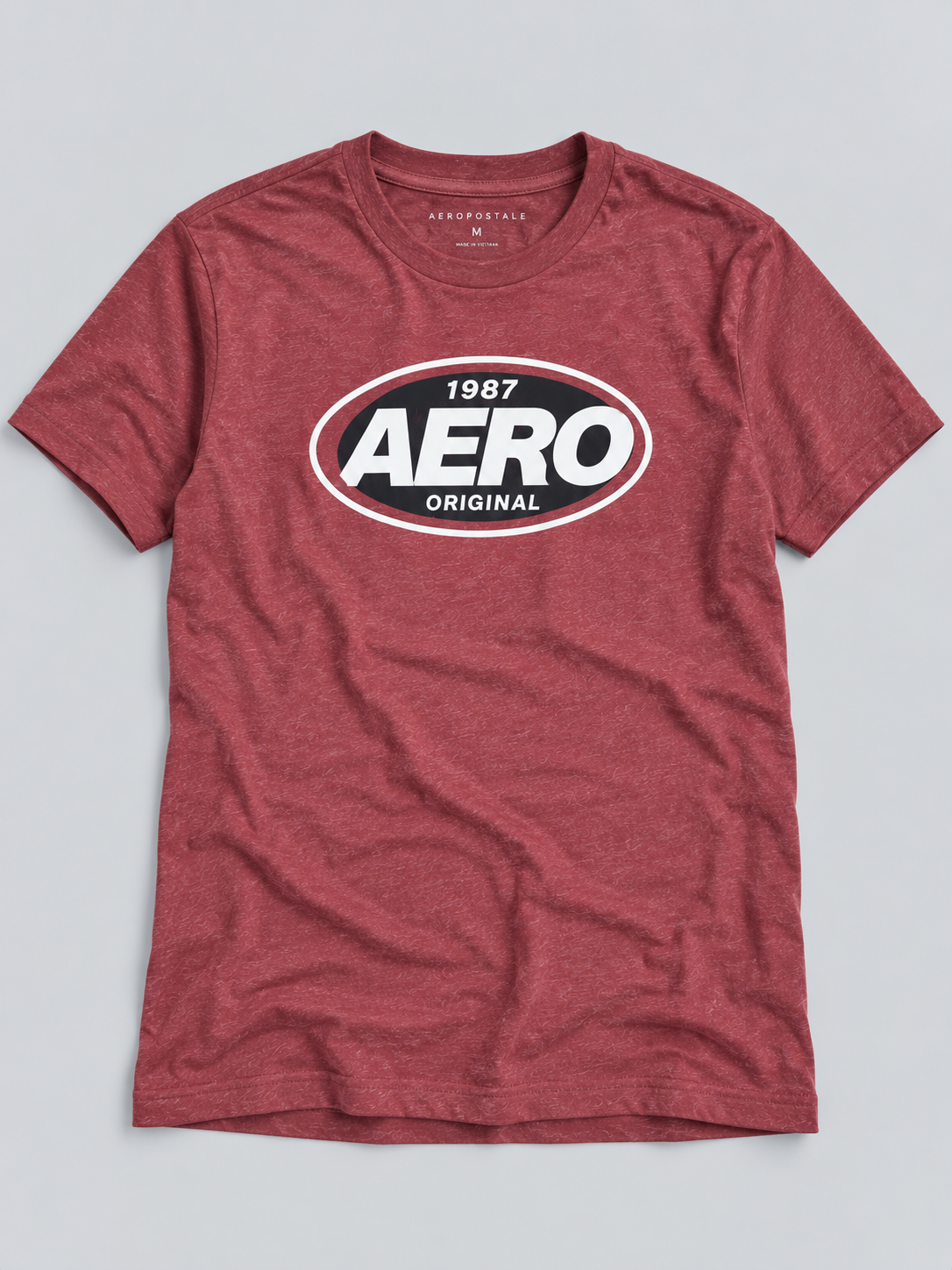 Camiseta Para Hombre  Aero Level 1 Graphic Tees Pomegranate 4463