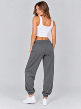Jogger Para Mujer Aero Girls Knit Pants Charcoal Heather Grey 9448