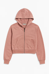 Buzo Para Mujer Aero Girls Fleece Zip Front Flamingo Pink 9783