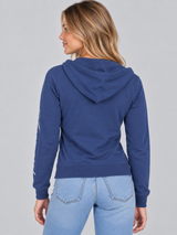 Buzo Para Mujer Aero Girls Fleece Zip Front Naval Blue 3864