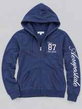 Buzo Para Mujer Aero Girls Fleece Zip Front Naval Blue 3864