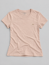 Camiseta Basica Para Mujer Aero Girls Solid Ss Primrose Pink 4208