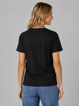 Camiseta Para Mujer Aero Graphic Level 2 Dark Black 7150