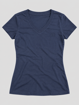 Camiseta Para Mujer Aero Girls Solid Ss Cadet Navy 6505