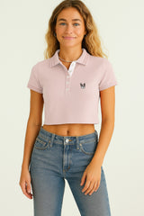 Camiseta Polo Para Mujer Aero Graphic Polo Pink Dream 9697