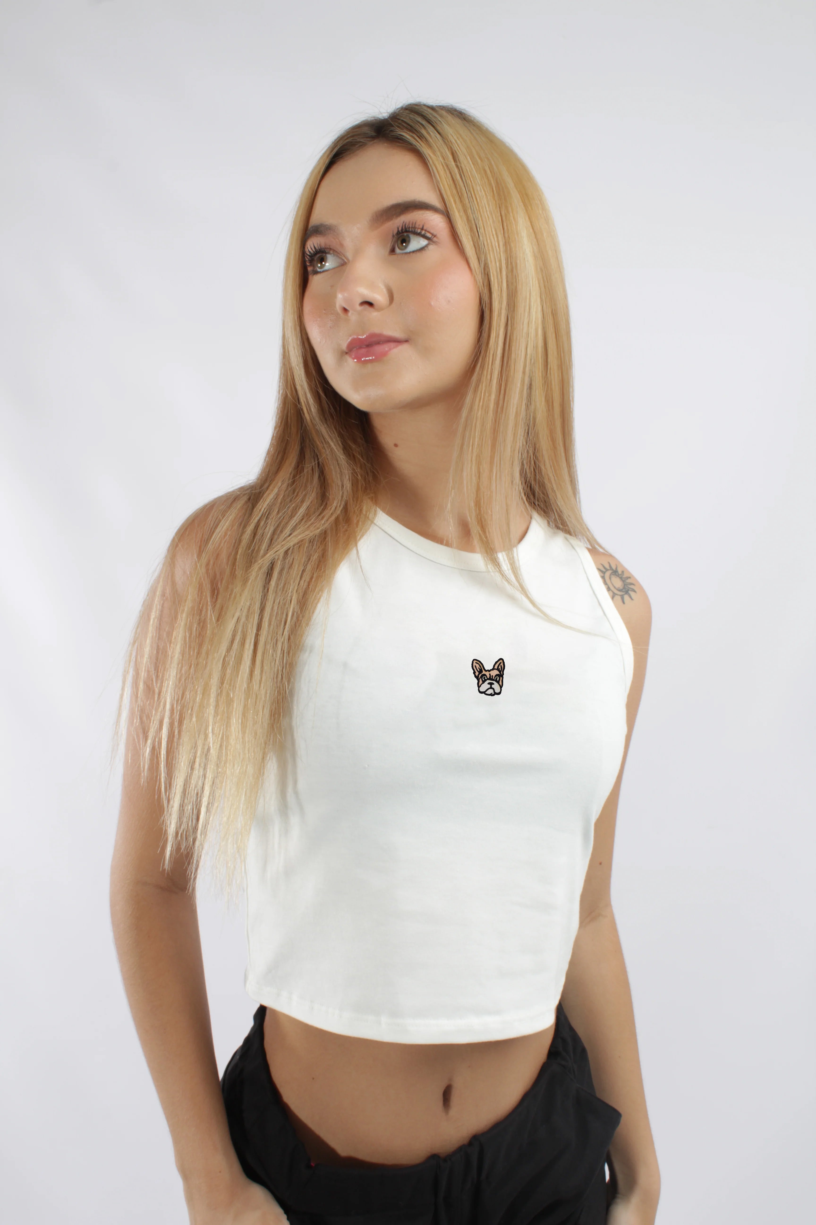 Top Para Mujer Aero Fashion Bare Graphic Bleach 9753