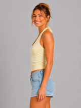 Top Para Mujer Aero Fashion Bare Solid Gold Tensel 1414