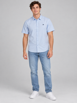 Camisa Para Hombre Aero Guys Ss Woven Shirts Kentucky Blue 1440