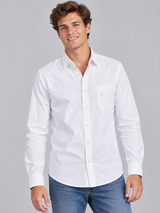 Camisa Para Hombre Aero Guys Ls Woven Shirts Bleach 9962