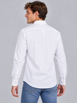 Camisa Para Hombre Aero Guys Ls Woven Shirts Bleach 9962
