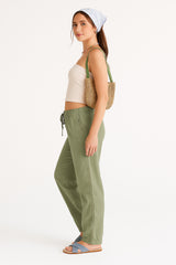 Pantalon Para Mujer Aero BC Woven Pants Smoke Pine 9874