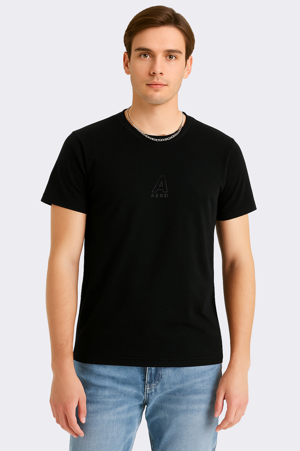 Camiseta Para Hombre Aero BC Fleece Dark Black 9879
