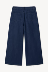 Jean Para Mujer Aero Girls  Denim Fashion Wide Leg Dark Wash 9989