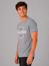 Camiseta Para Hombre Aero Level 1 Graphic Tees Light Heather Grey 7114