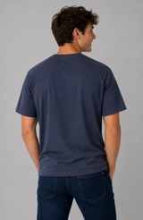 Camiseta Para Hombre Aero BC SS Knits Cadet Navy Relax 2249