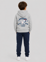 Buzo de manga larga Kids Aero B Zip Front Light Heather Grey PEANUTS304