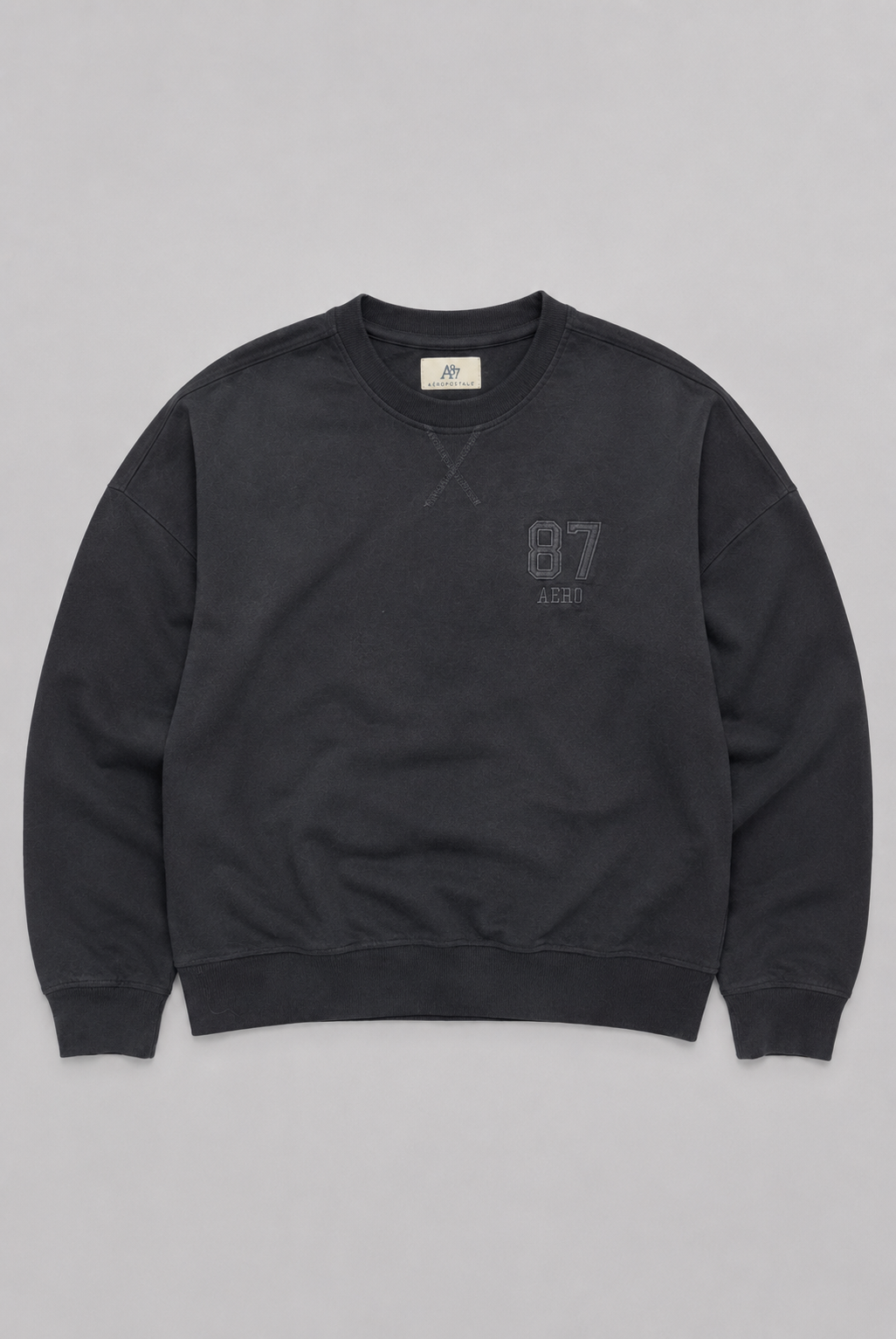 Buzo Para Mujer Aero Girls Fleece Crew Dark Black 2383