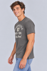 Camiseta Para Hombre Aero Level 2 Graphic Tees Smoked Pearl 6295