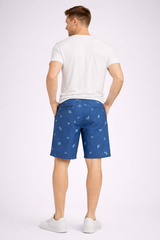 Bermuda Para Hombre Aero Guys Skate Shorts Blue 4226