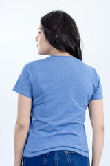 Camiseta Para Mujer Azul Aero Graphic Level 1