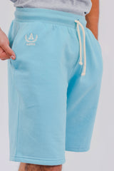 Bermuda Para Hombre Azul Claro Aero Guys Fleece Shorts 9888