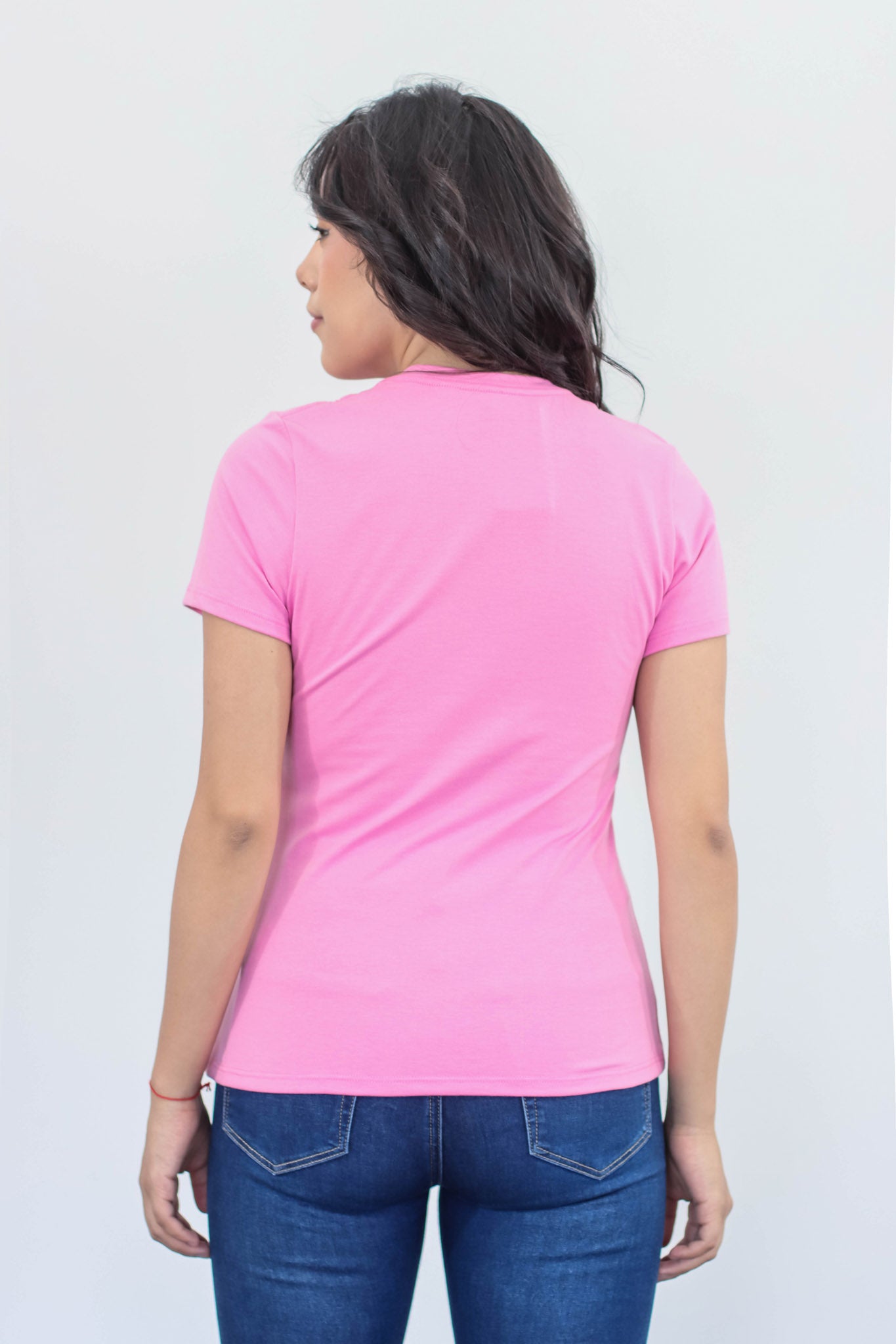 Camiseta Para Mujer Rosada Aero Girls Solid Ss 4208