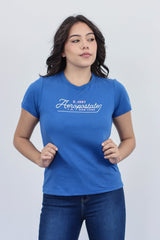 Camiseta Para Mujer Azul Aero Graphic Level 2 6616