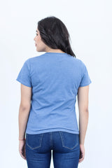 Camiseta Para Mujer Azul Aero Graphic Level 1 5830