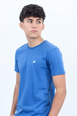 Camiseta Basica Para Hombre Azul Aero Guys Ss Tees  4240