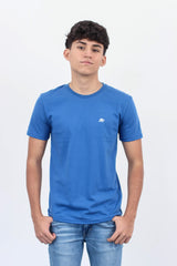 Camiseta Basica Para Hombre Azul Aero Guys Ss Tees  4240