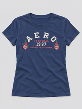 Camiseta Para Mujer Aero Graphic level 2 Cadet Navy 6863