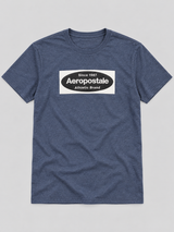 Camiseta Para Hombre Aero Level 1 Graphic Tees Cadet Navy 6251