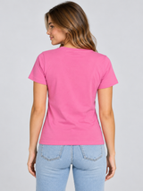 Camiseta Basica Para Mujer Aero Grils Solid Ss Azalea Pink 4204