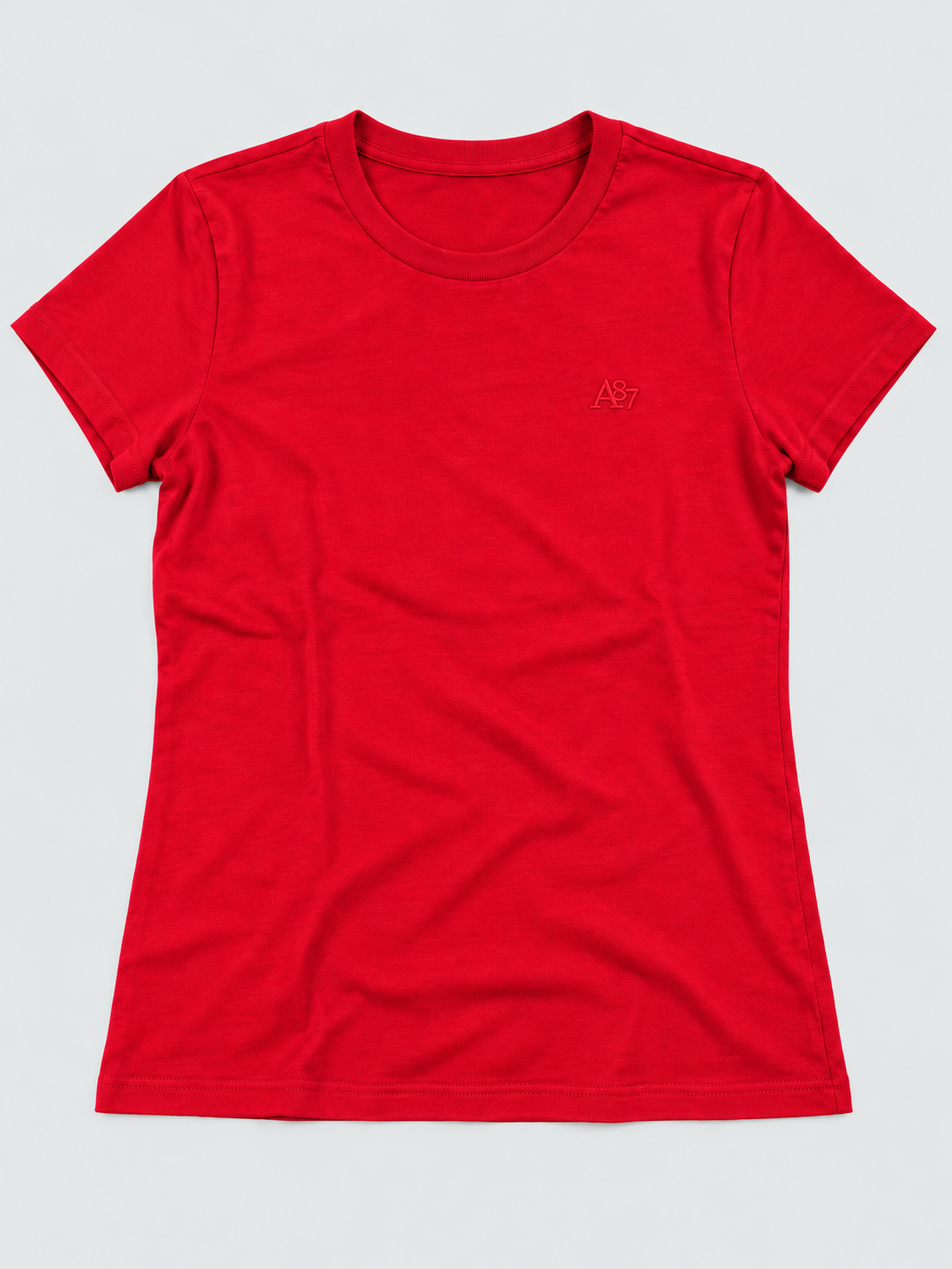 Camiseta Basica Para Mujer Aero Grils Solid Ss True Red 4204
