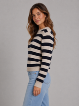 Buzo Para Mujer Aero Girls Popover Sweater Cadet Navy 3771