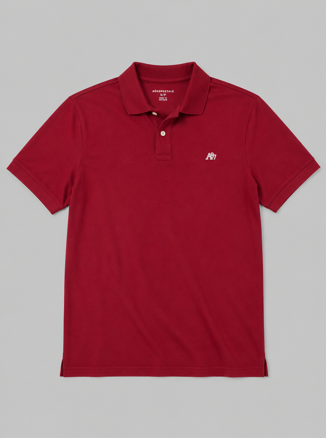 Camiseta Polo Aero Guys SS Solid Polo Poppy Red 7907