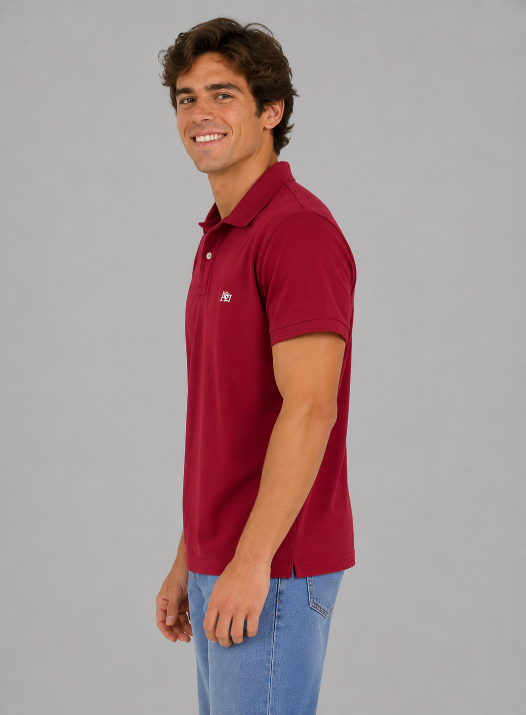 Camiseta Polo Aero Guys SS Solid Polo Poppy Red 7907