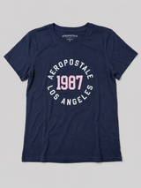 Camiseta Para Mujer Aero Graphic Level 1 Cadet Navy 7129