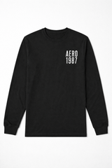 Buzo Para Hombre Aero Guys LS Tees Dark Black 2186
