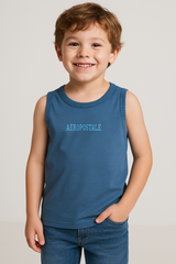 Camiseta Manga Corta Aero Kids Boys Slvlss Knit Celestial 1092