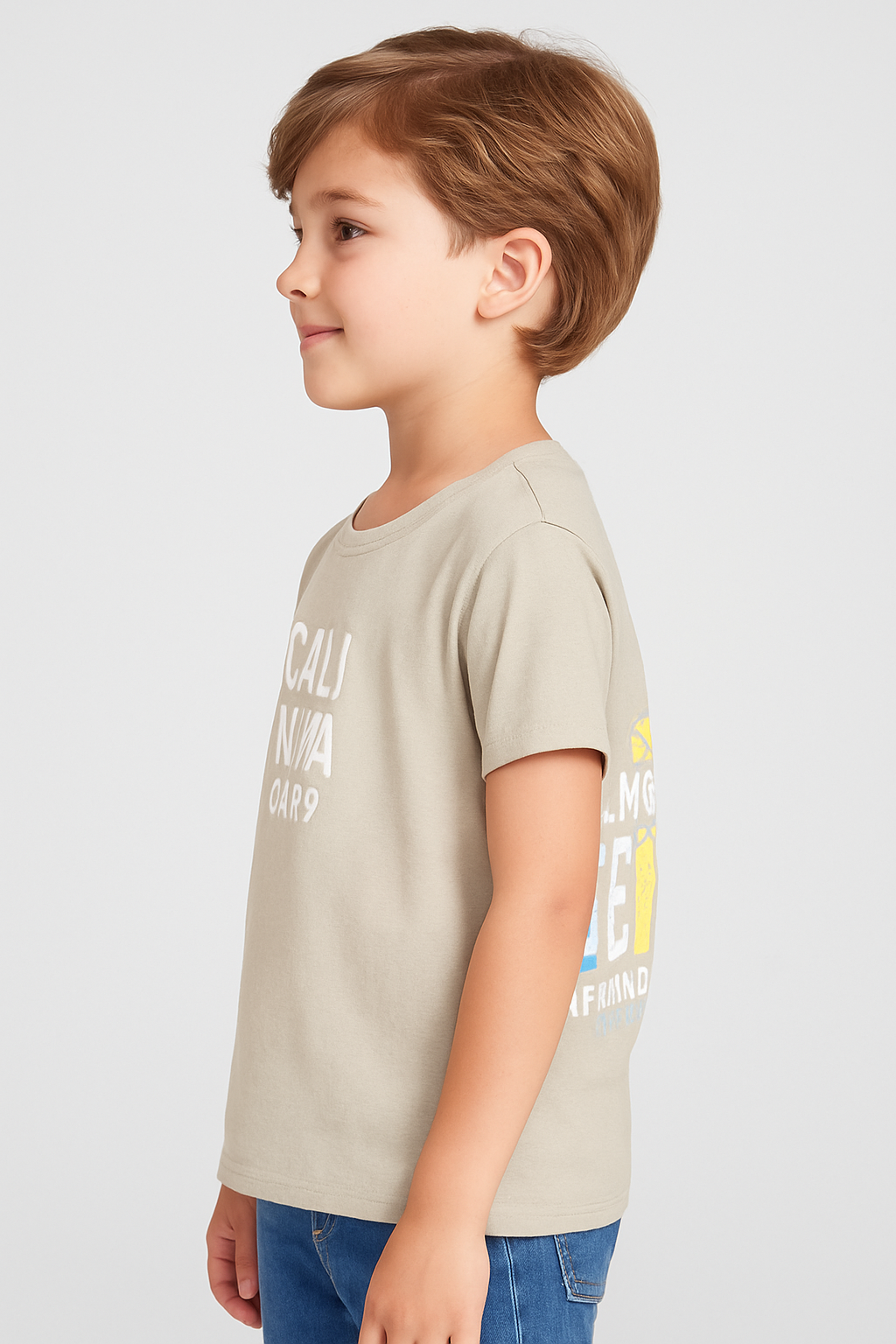 Camiseta de manga corta Kids Aero Kids B SS Graphic Egret 1090