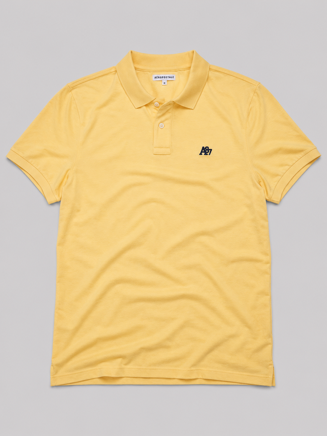 Camiseta Polo Aero Guys SS Solid Polo Popcorn 7907