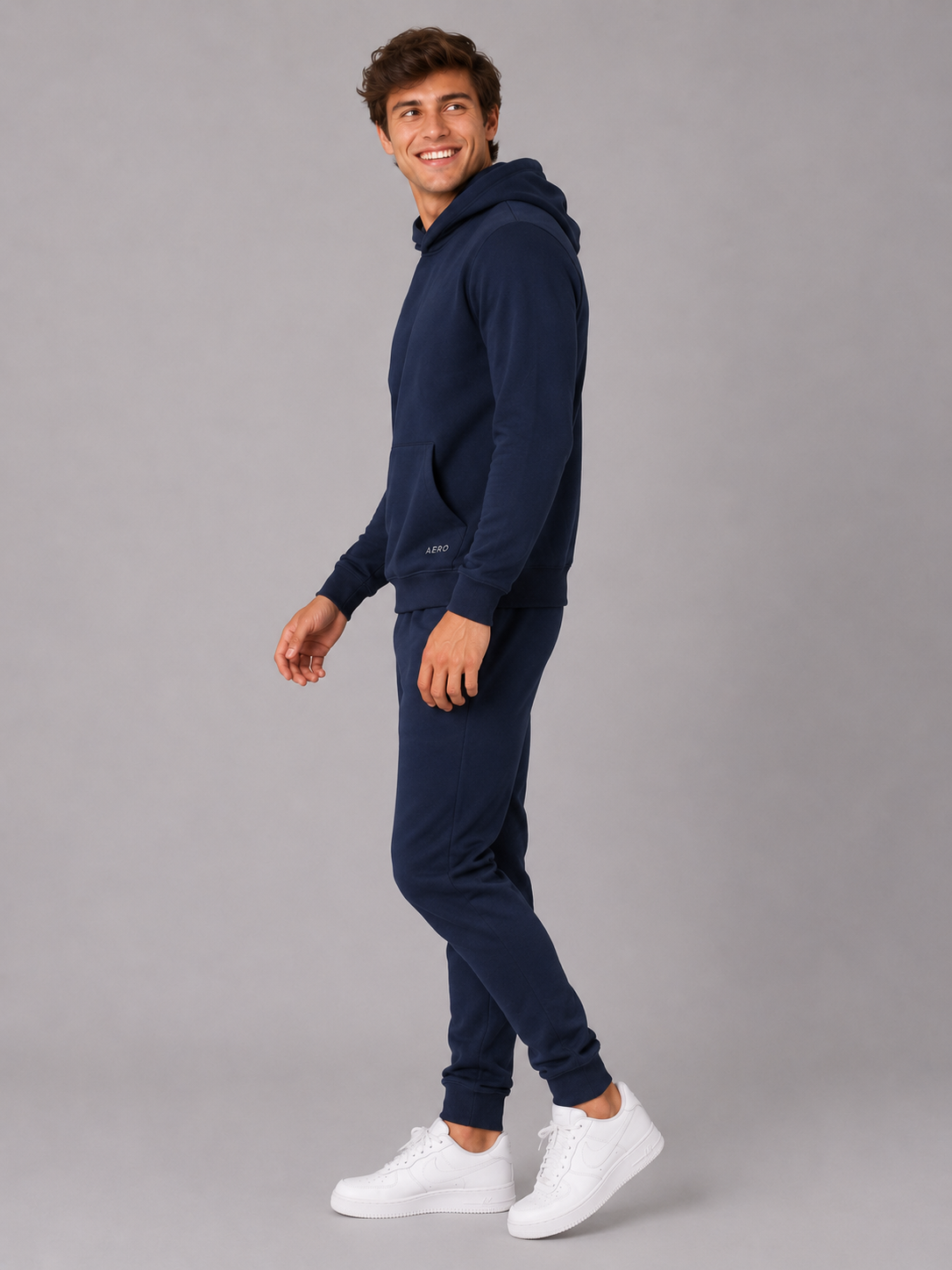 Jogger Para Hombre Aero Guys Fleece Pants Cadet Navy 1741