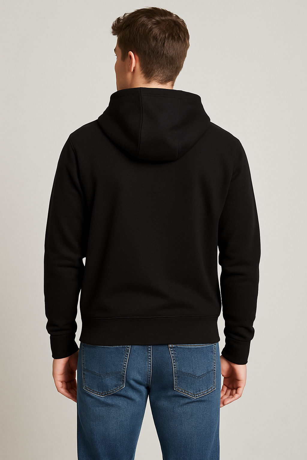 Buzo Para Hombre Aero Guys Popover Hoodies Dark Black 5823